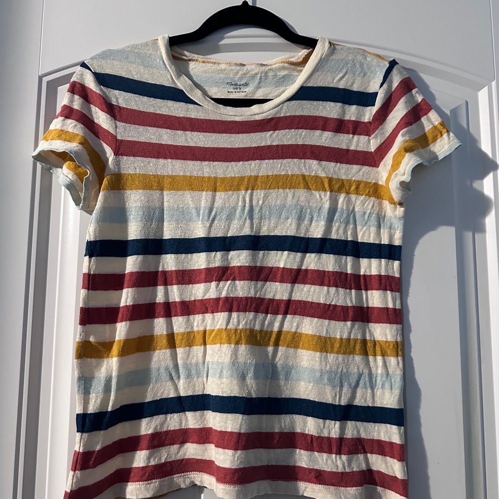 Madewell Striped Multicolor T-Shirt